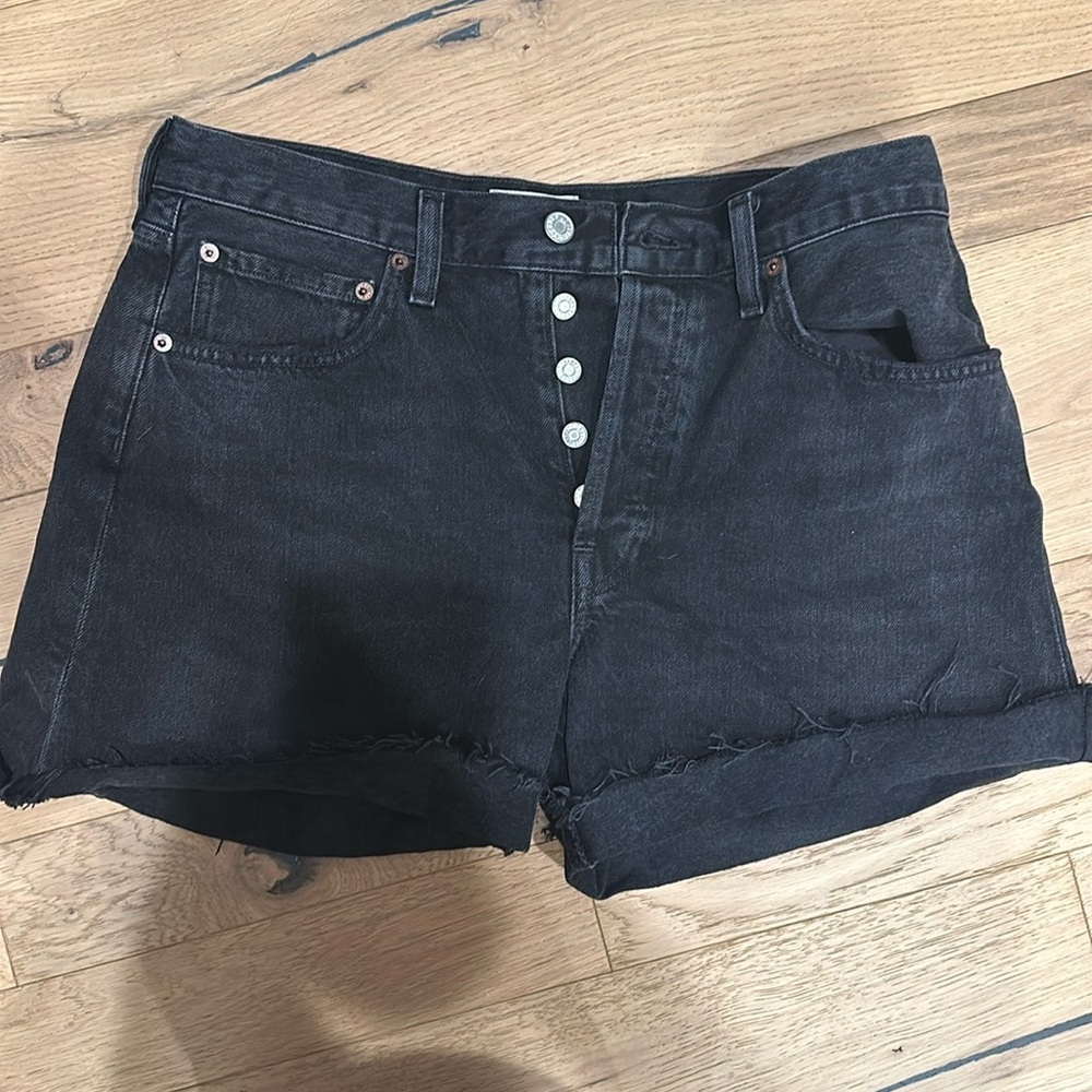 AGOLDE Parker Long Shorts in Lucid NWOT